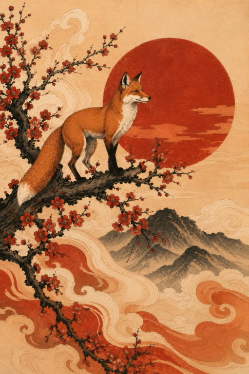 Fox Red Sun Mountain