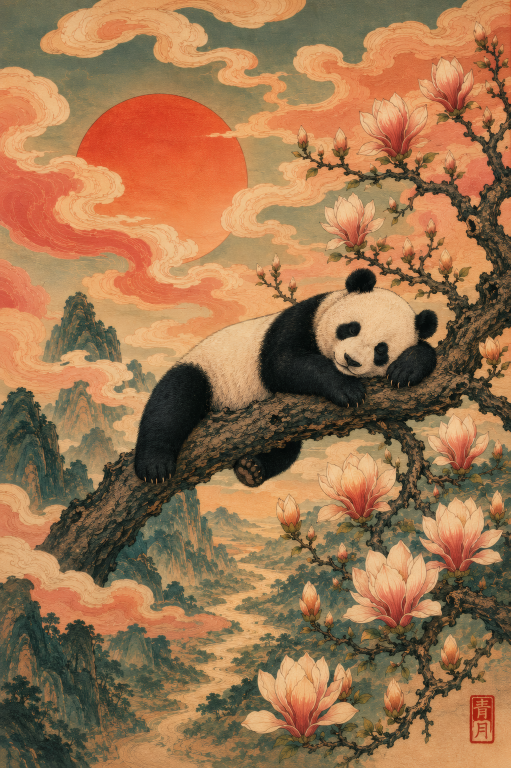 Panda Sun Blossom