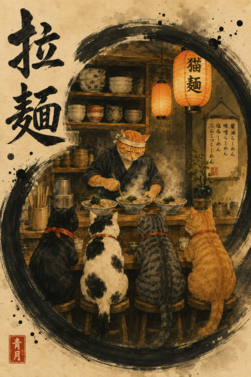 Ramen Shop Cats