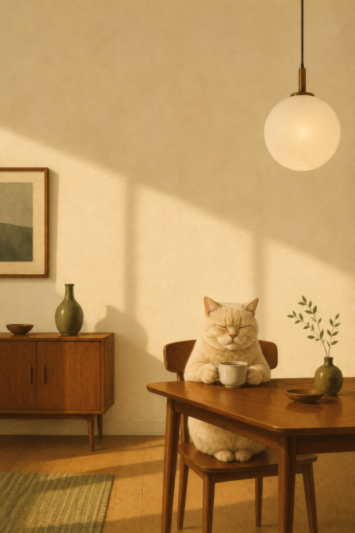 Cat Retro Dining