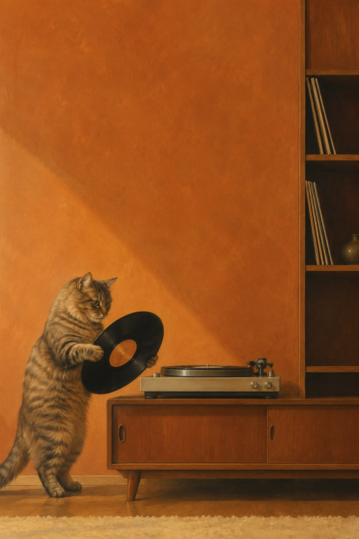 Cat Vinyl Record