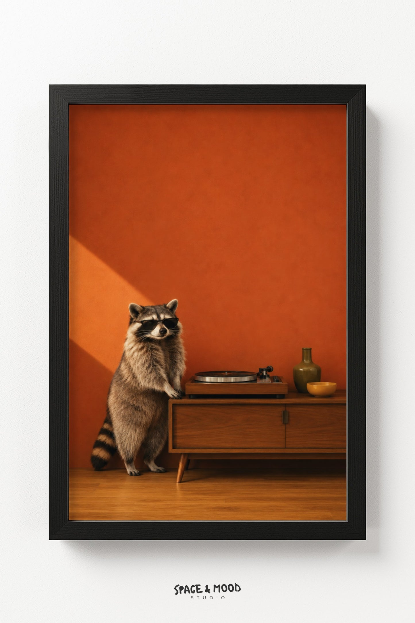Raccoon Record Player