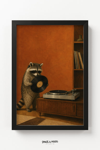 Raccoon Holding Vinyl