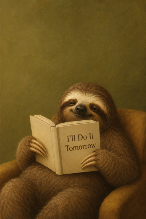 Sloth Reading Book
