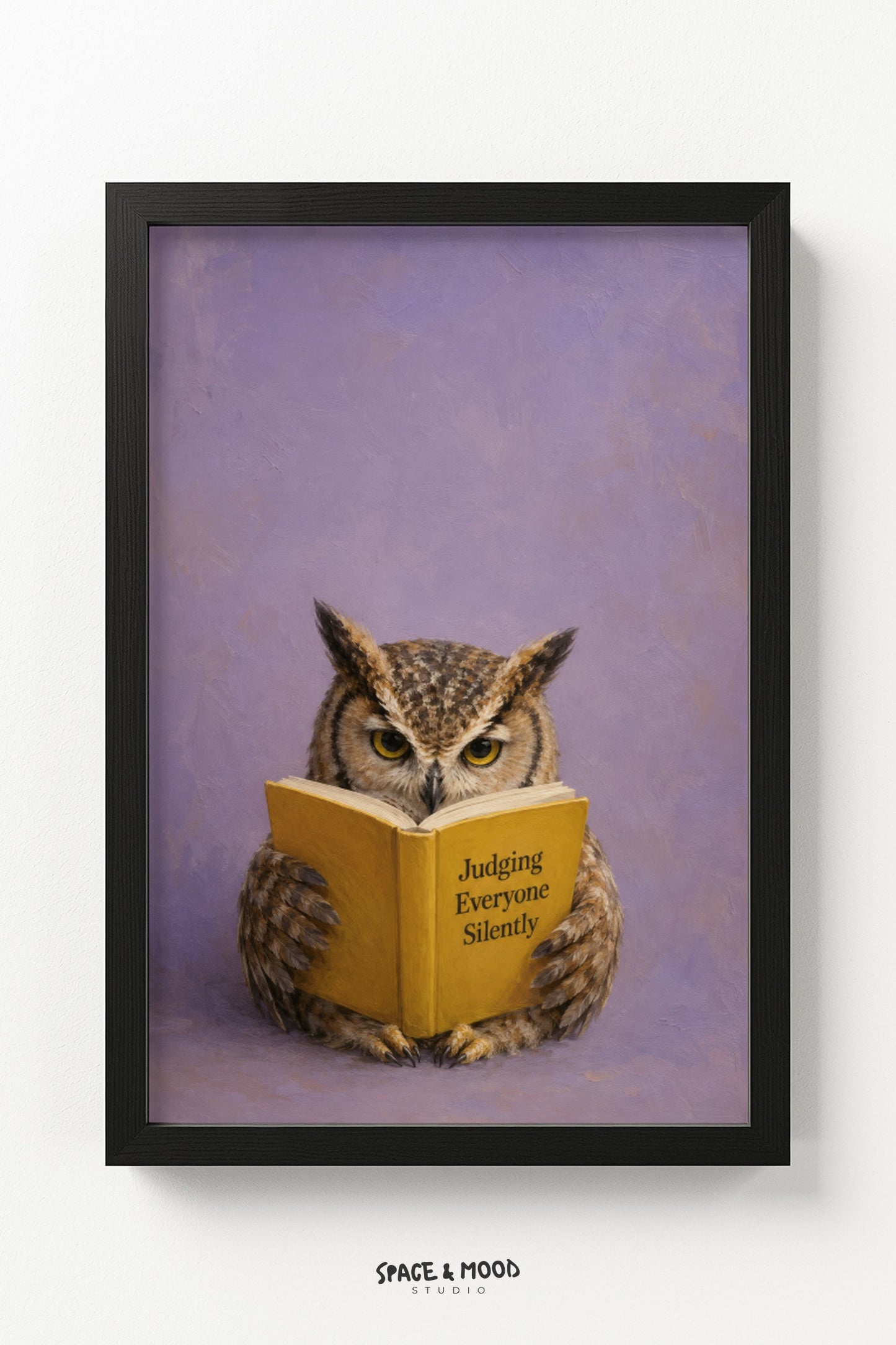 Owl Reading Book