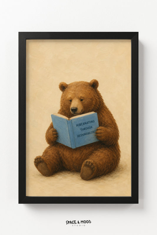Bear Reading Book