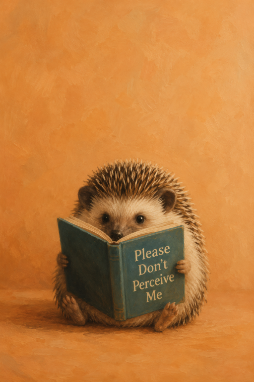 Hedgehog Reading Book
