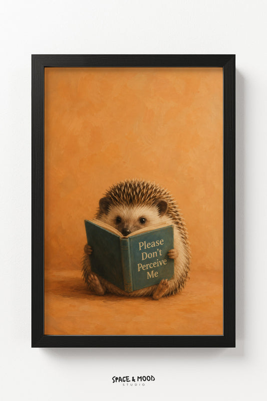 Hedgehog Reading Book