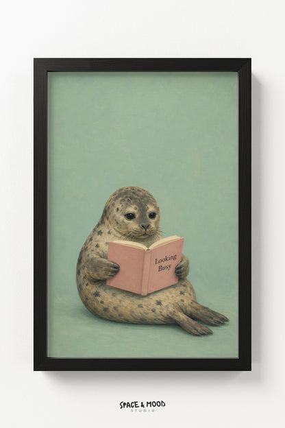 Seal Reading Book