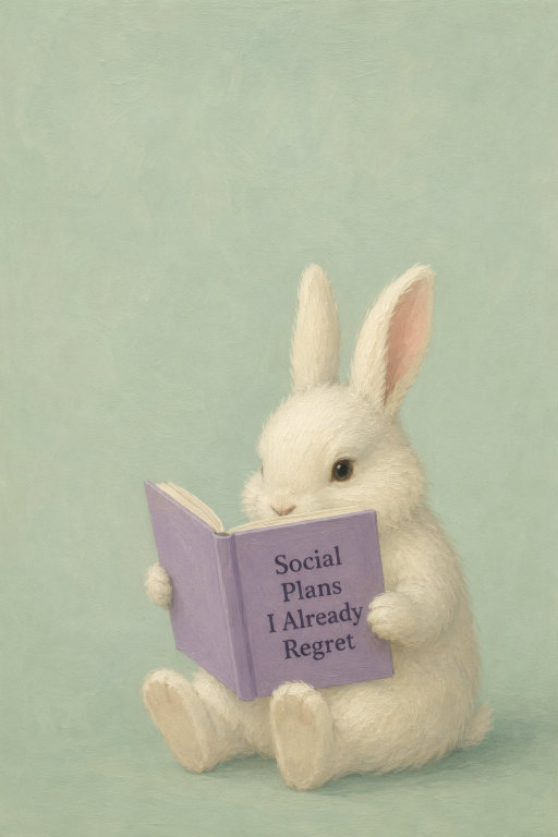 Rabbit Reading Book