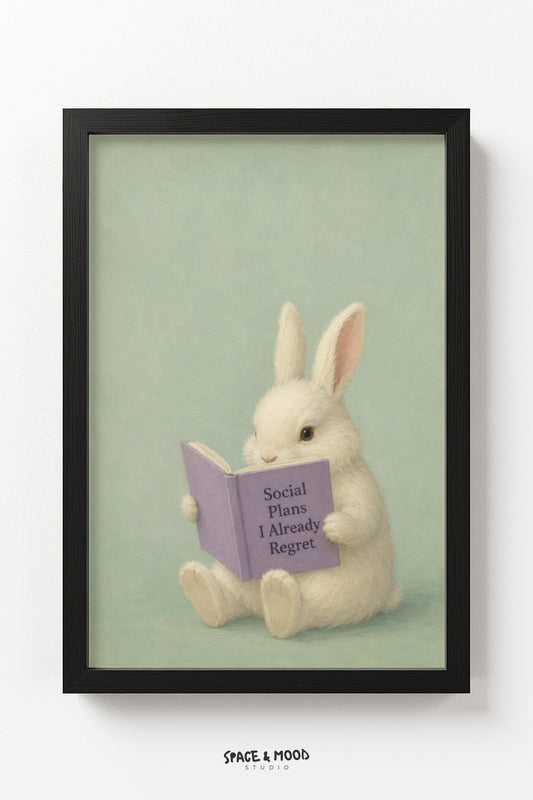 Rabbit Reading Book