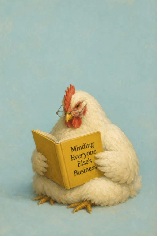 Chicken Reading Book