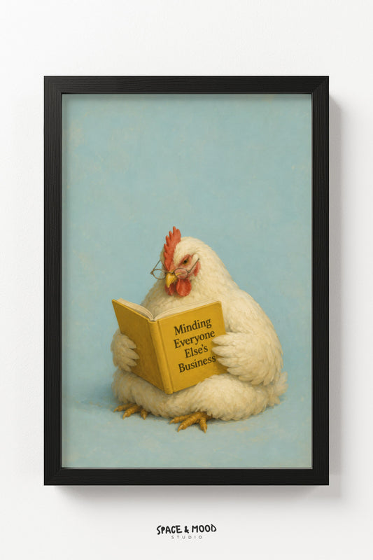 Chicken Reading Book