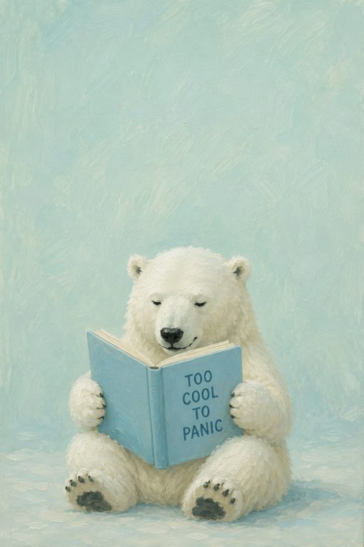 Polar Bear Reading