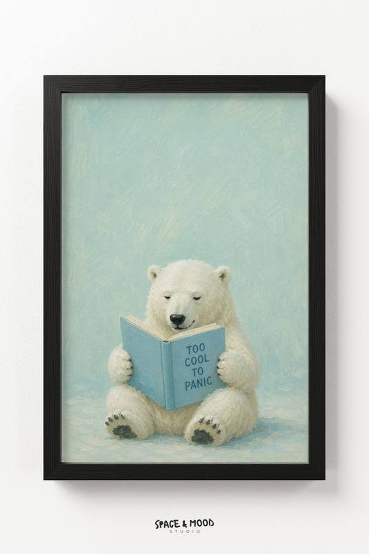 Polar Bear Reading