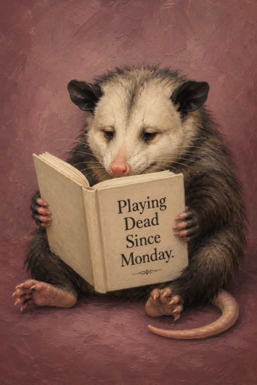 Opossum Playing Dead