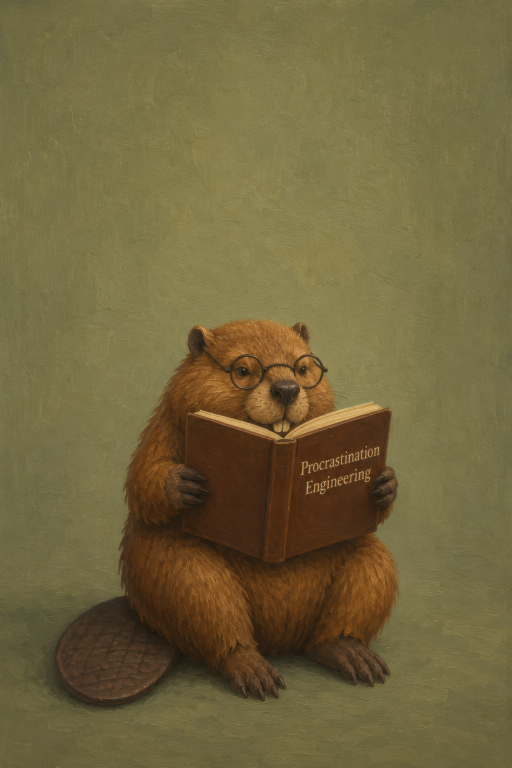 Beaver Reading Book