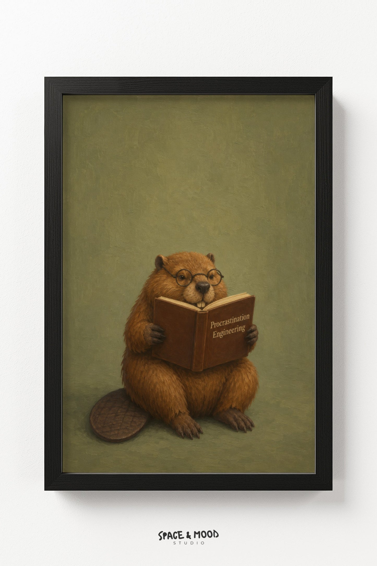 Beaver Reading Book