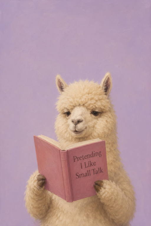 Alpaca Reading Book