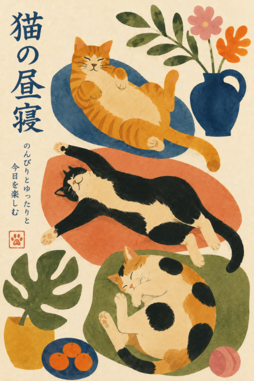Cat Nap Collage