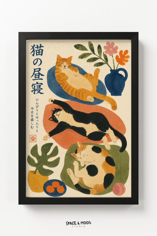 Cat Nap Collage