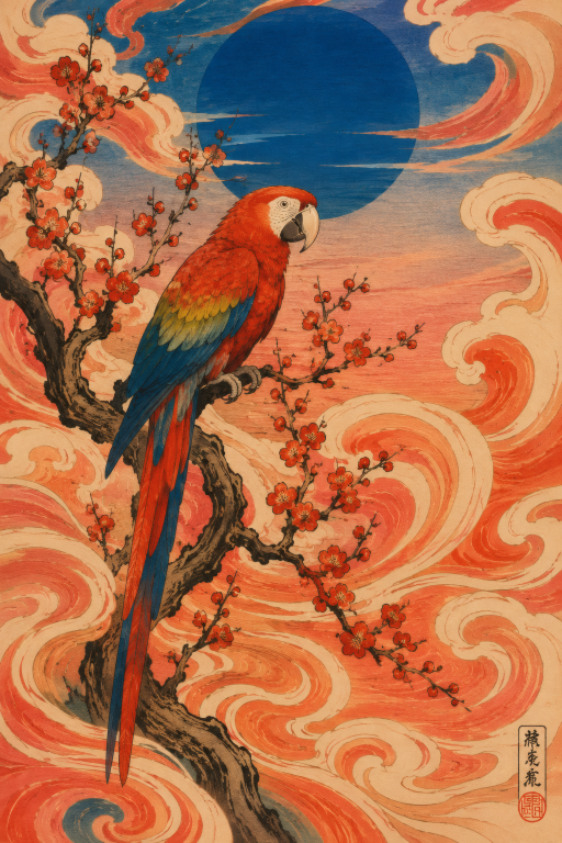 Macaw Blossom Waves