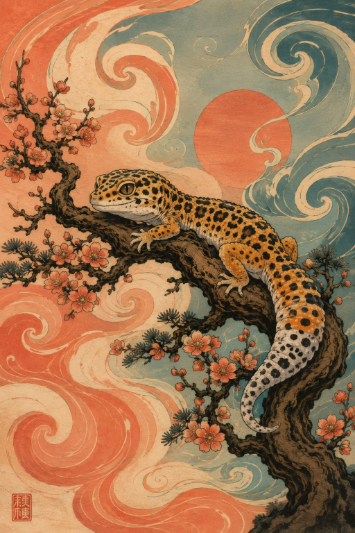 Gecko Blossom Swirl