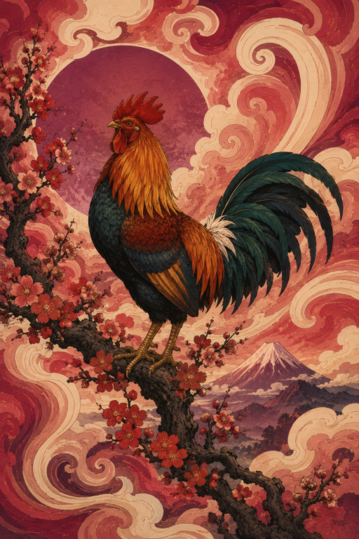 Rooster Blossom Waves