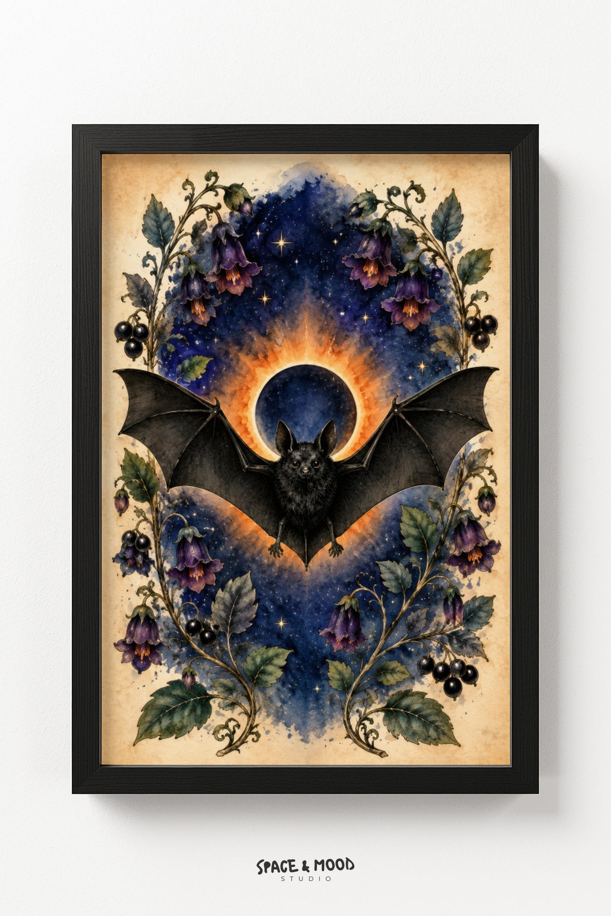 Bat Eclipse Floral