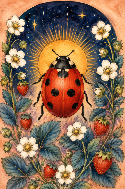 Ladybug Sun Florals