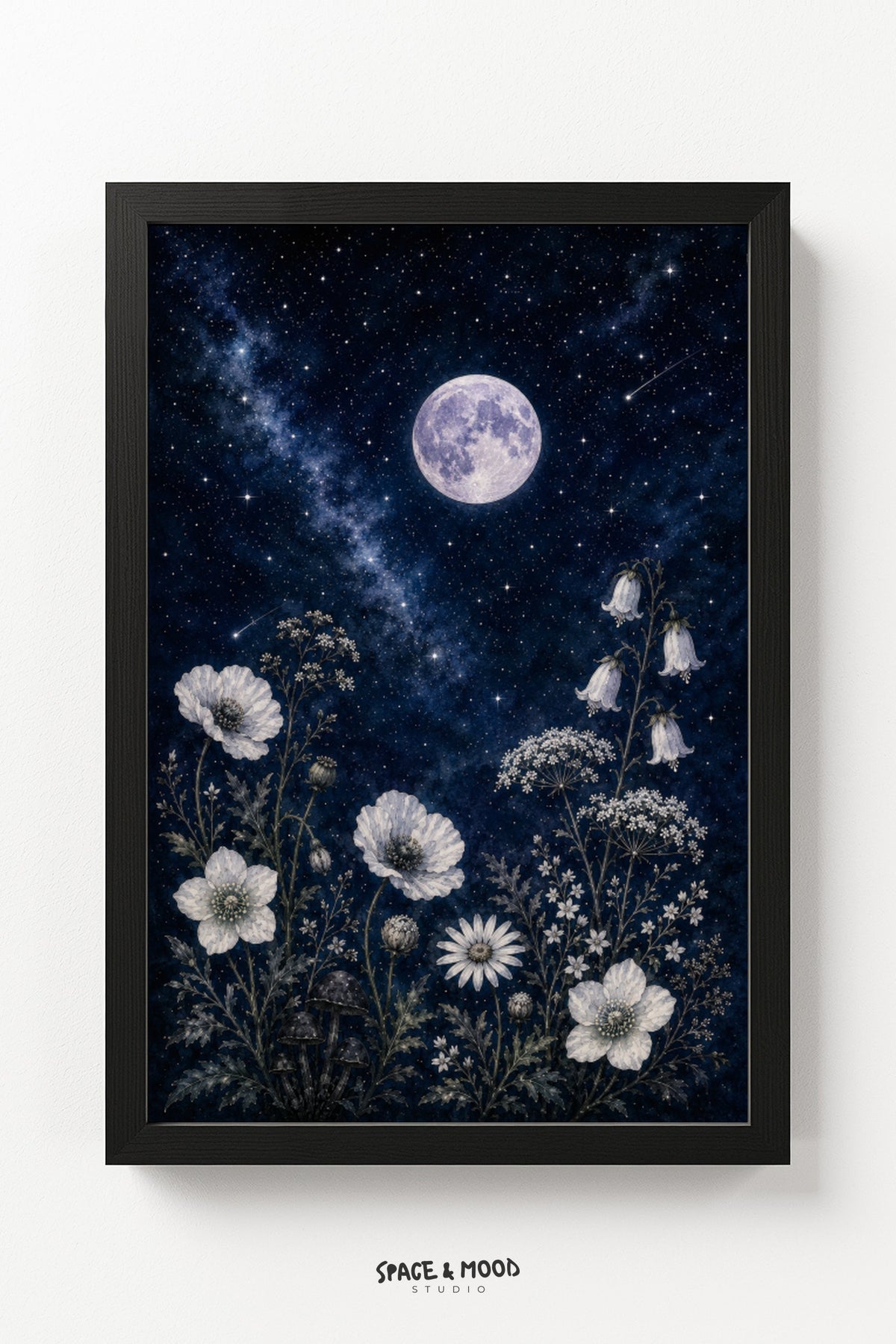 Starry Wildflower Field