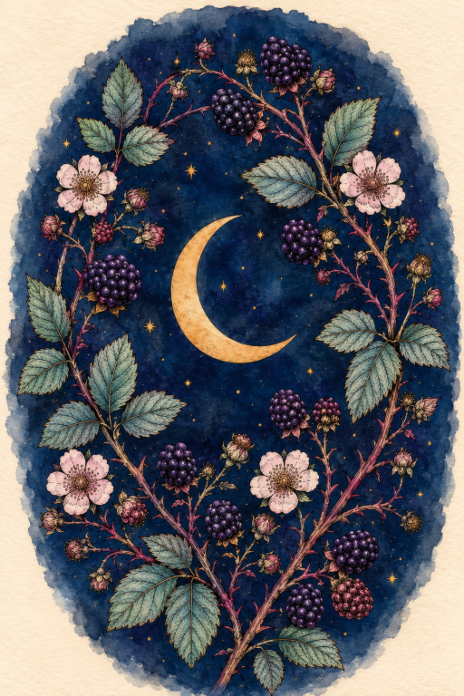 Blackberry Vine Moon