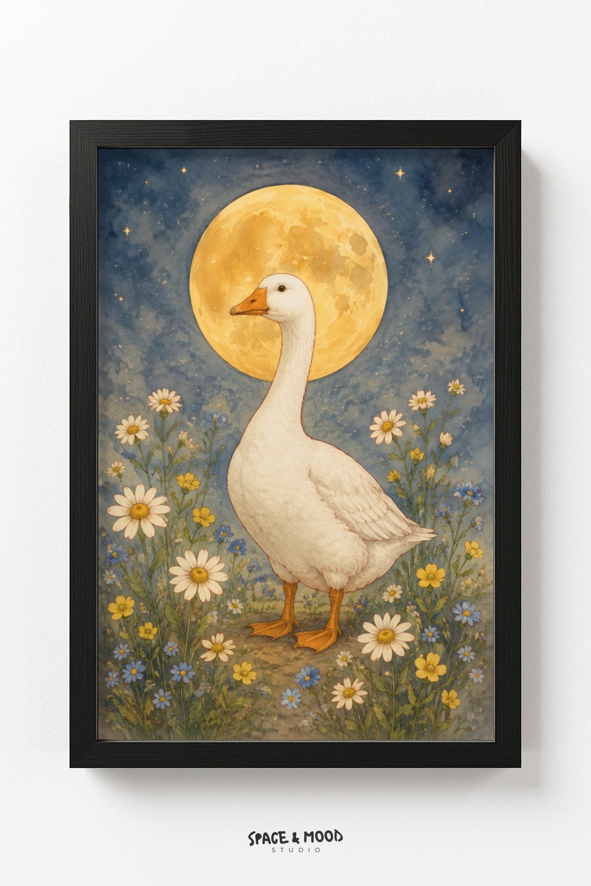 Goose Daisies Moon
