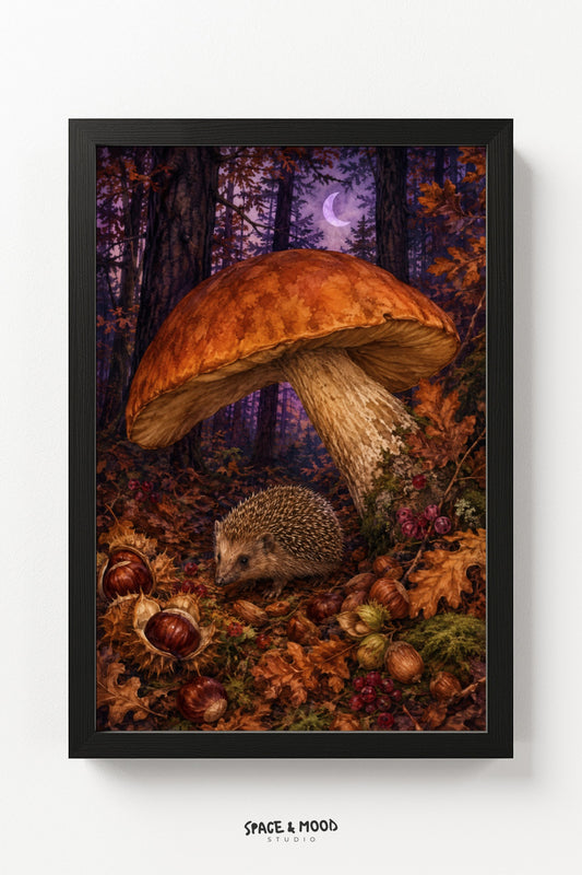 Hedgehog Mushroom Forest