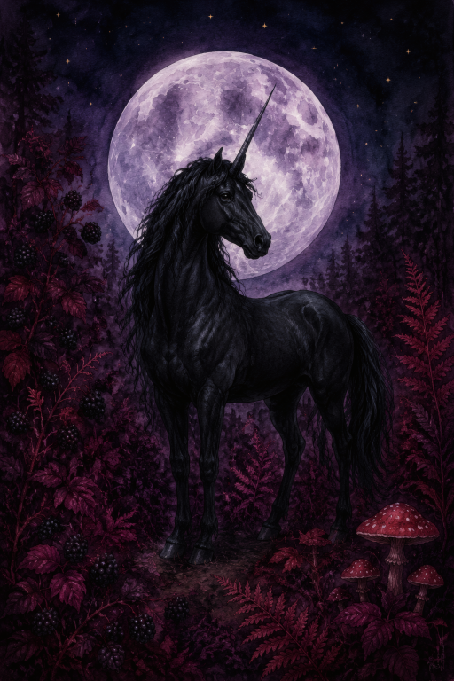 Black Unicorn Moon