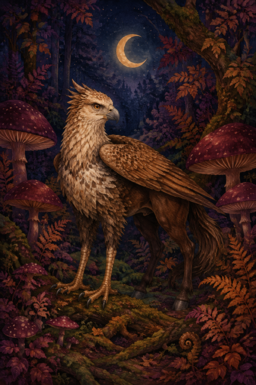 Gryphon Mushroom Moon