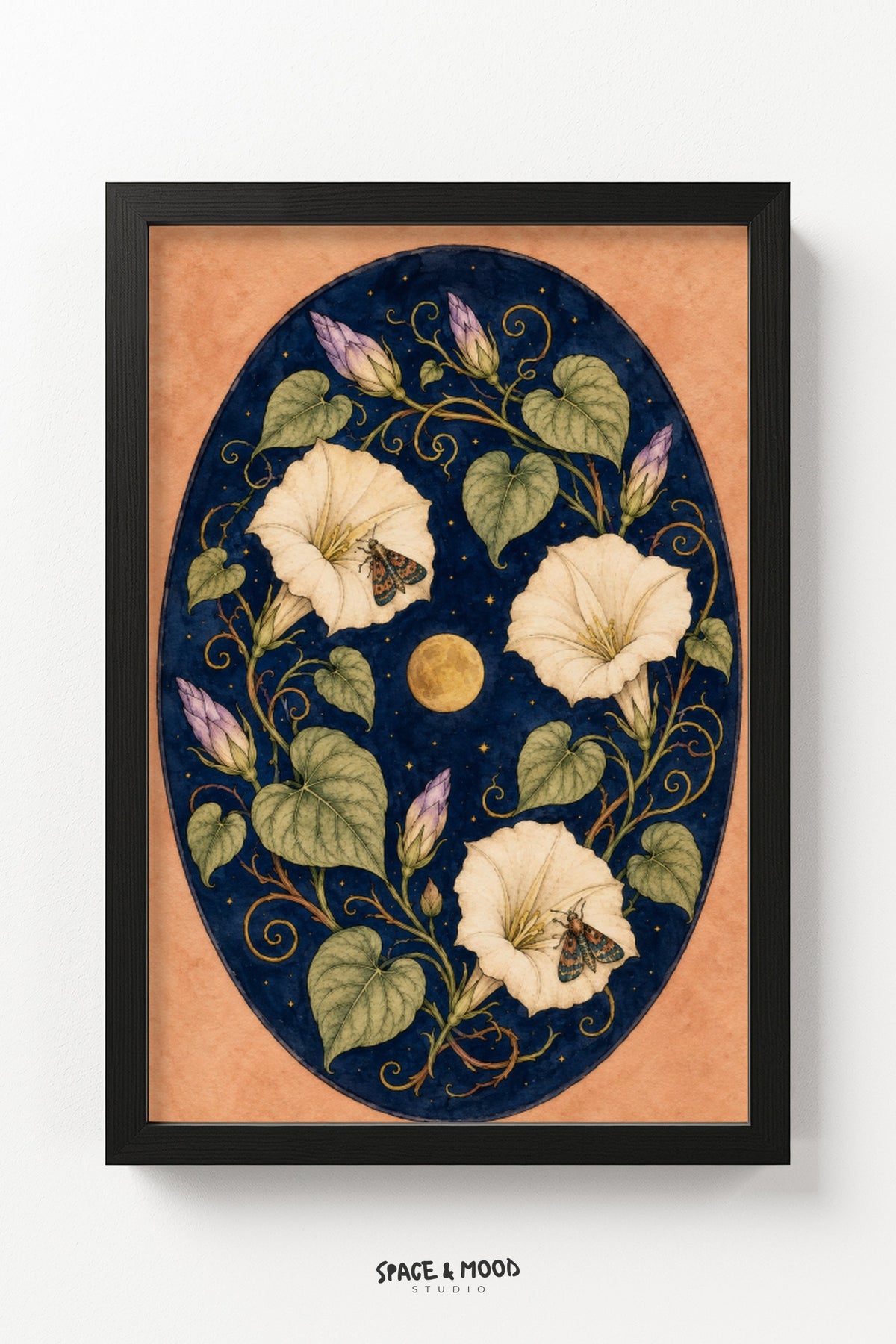Moonflower Vine Frame