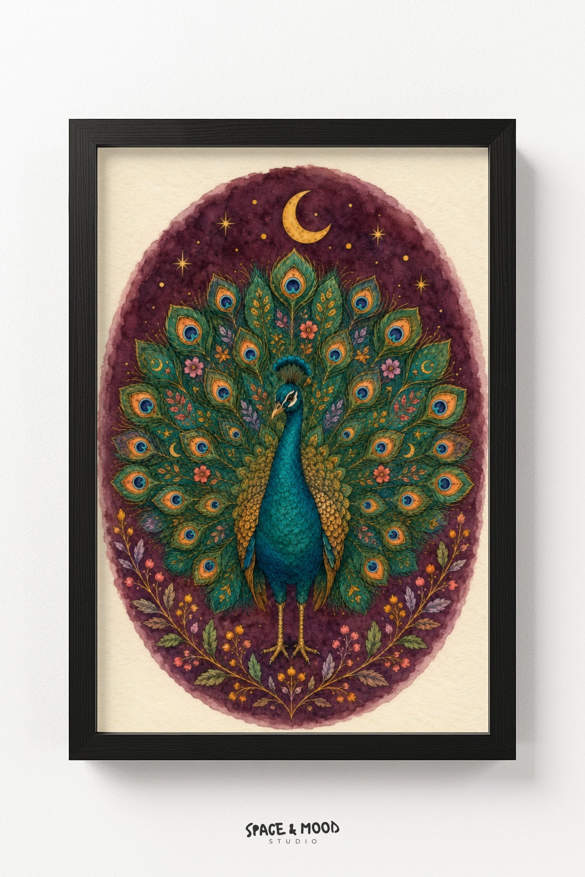 Peacock Display Purple