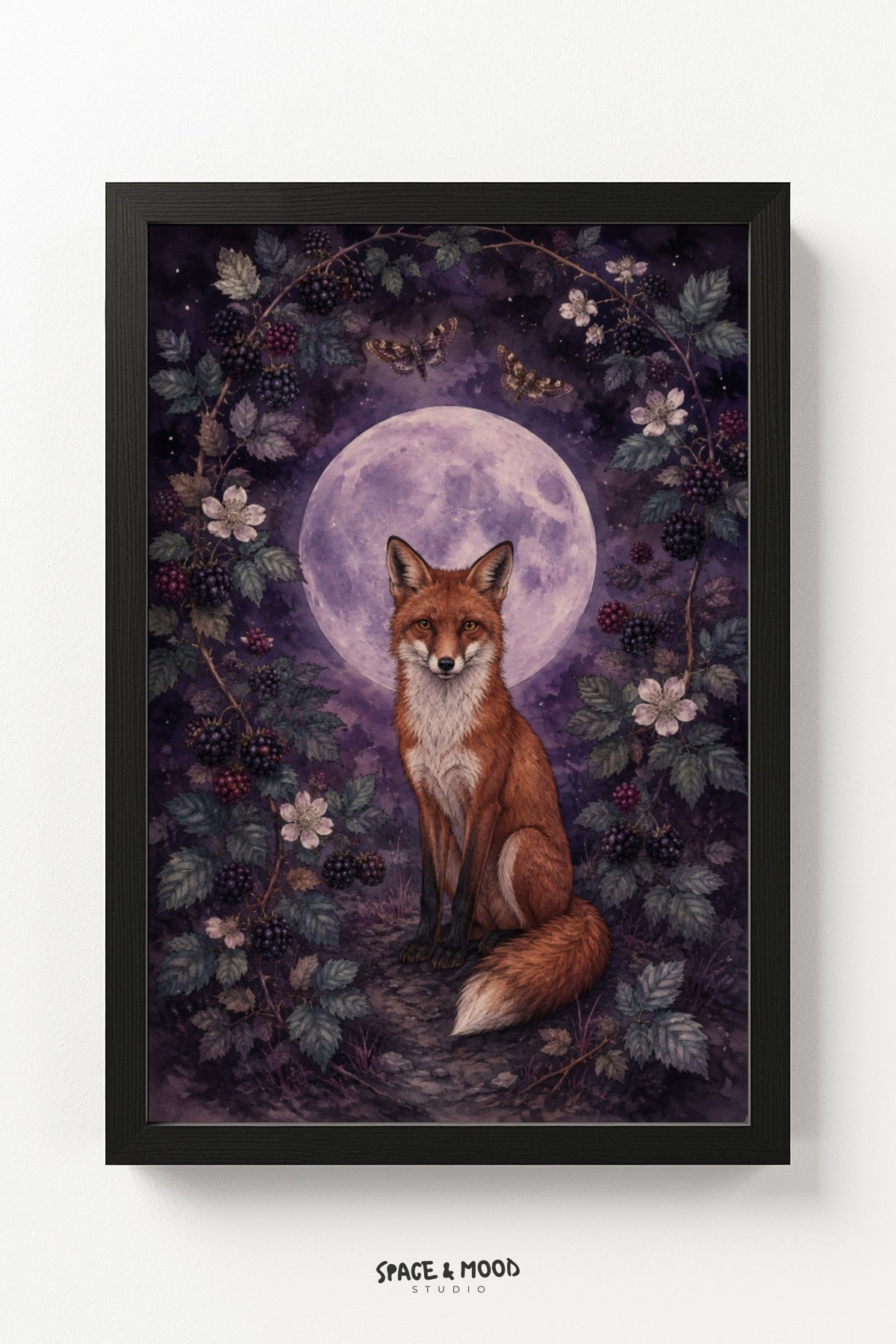 Fox Moonflower Purple Moon