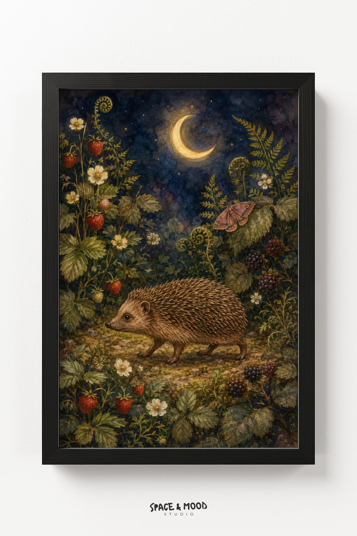Hedgehog Strawberry Moon