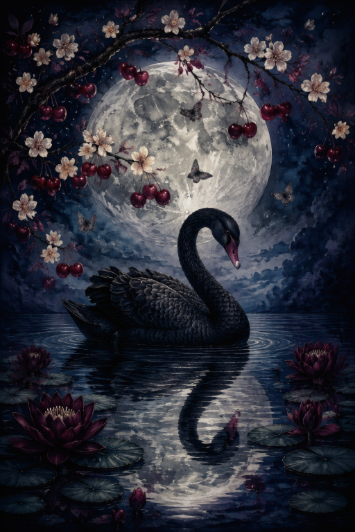 Black Swan Cherry Moon