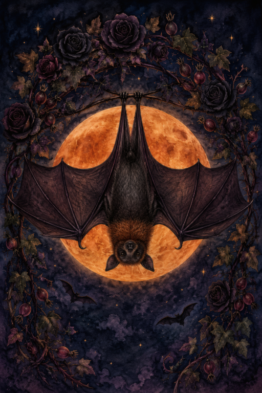 Bats Roses Eclipse
