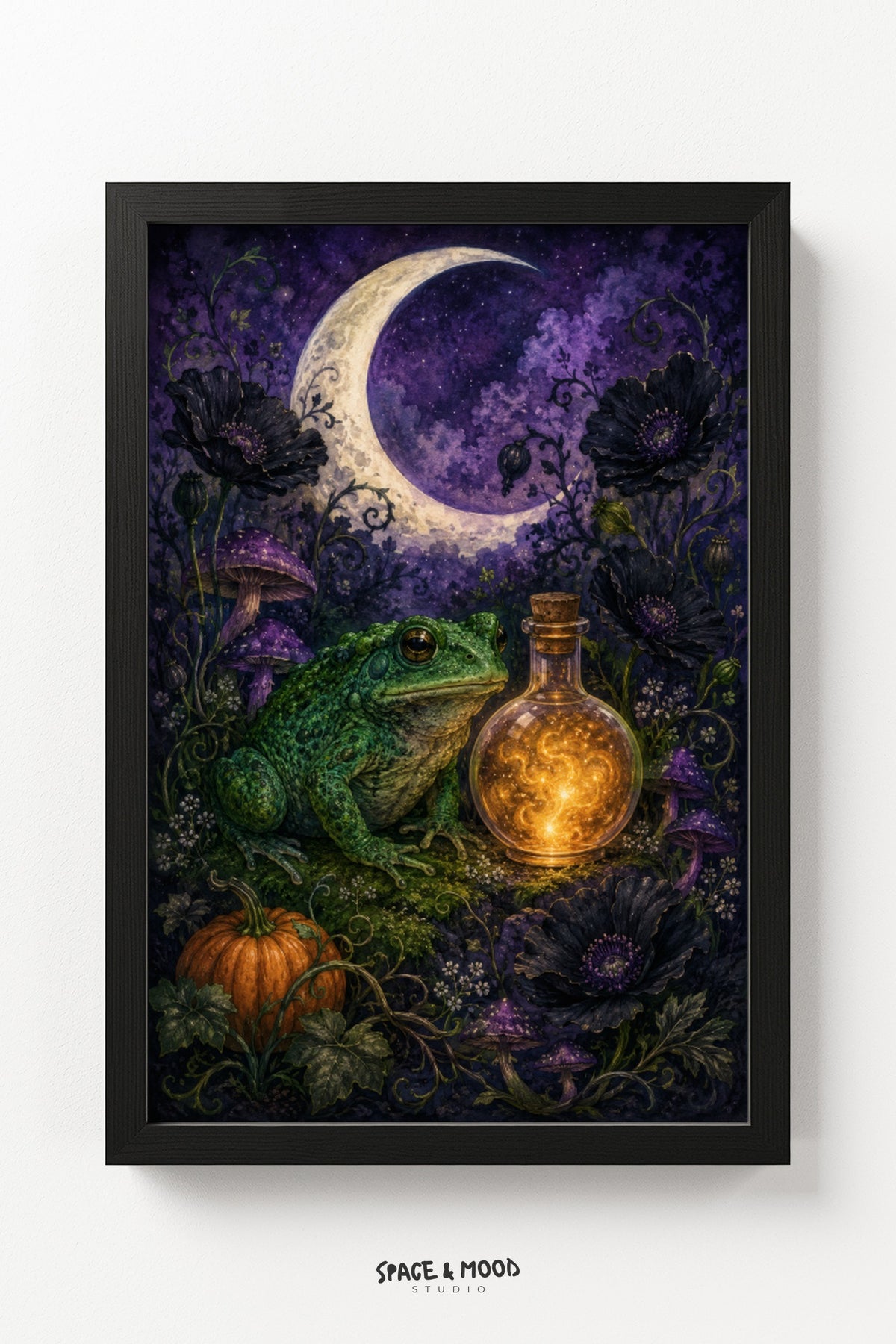 Frog Potion Bottle Moon