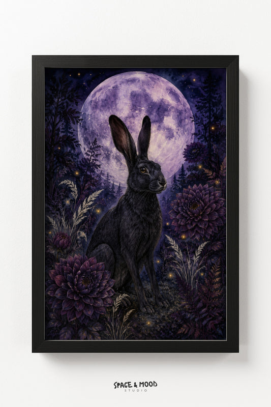 Black Rabbit Dahlia Moon
