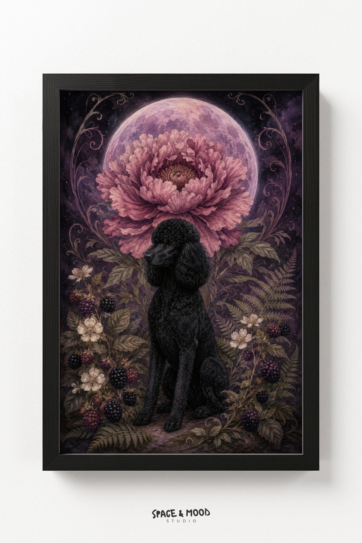 Poodle Peony Moon