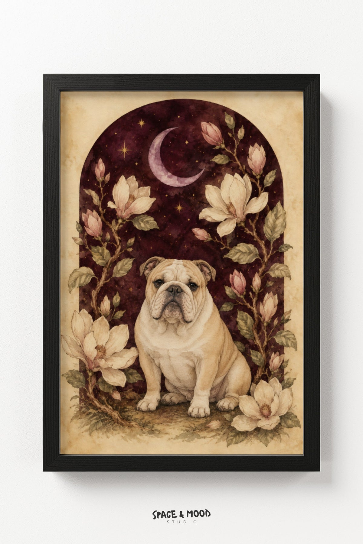 Bulldog Magnolia Moon