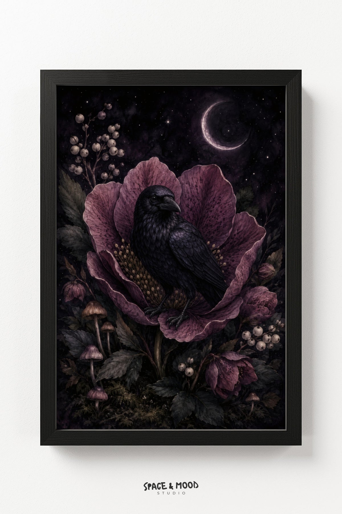 Raven Peony Dark Moon