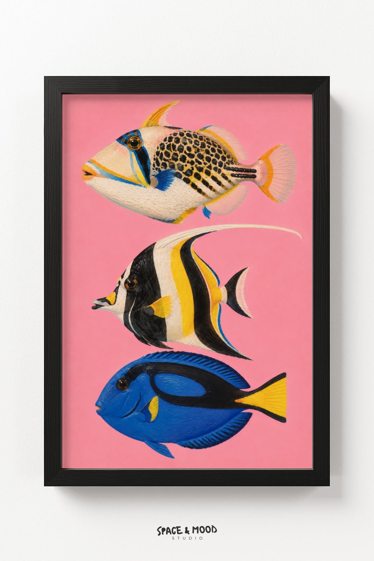 Tropical Fish Trio Pink