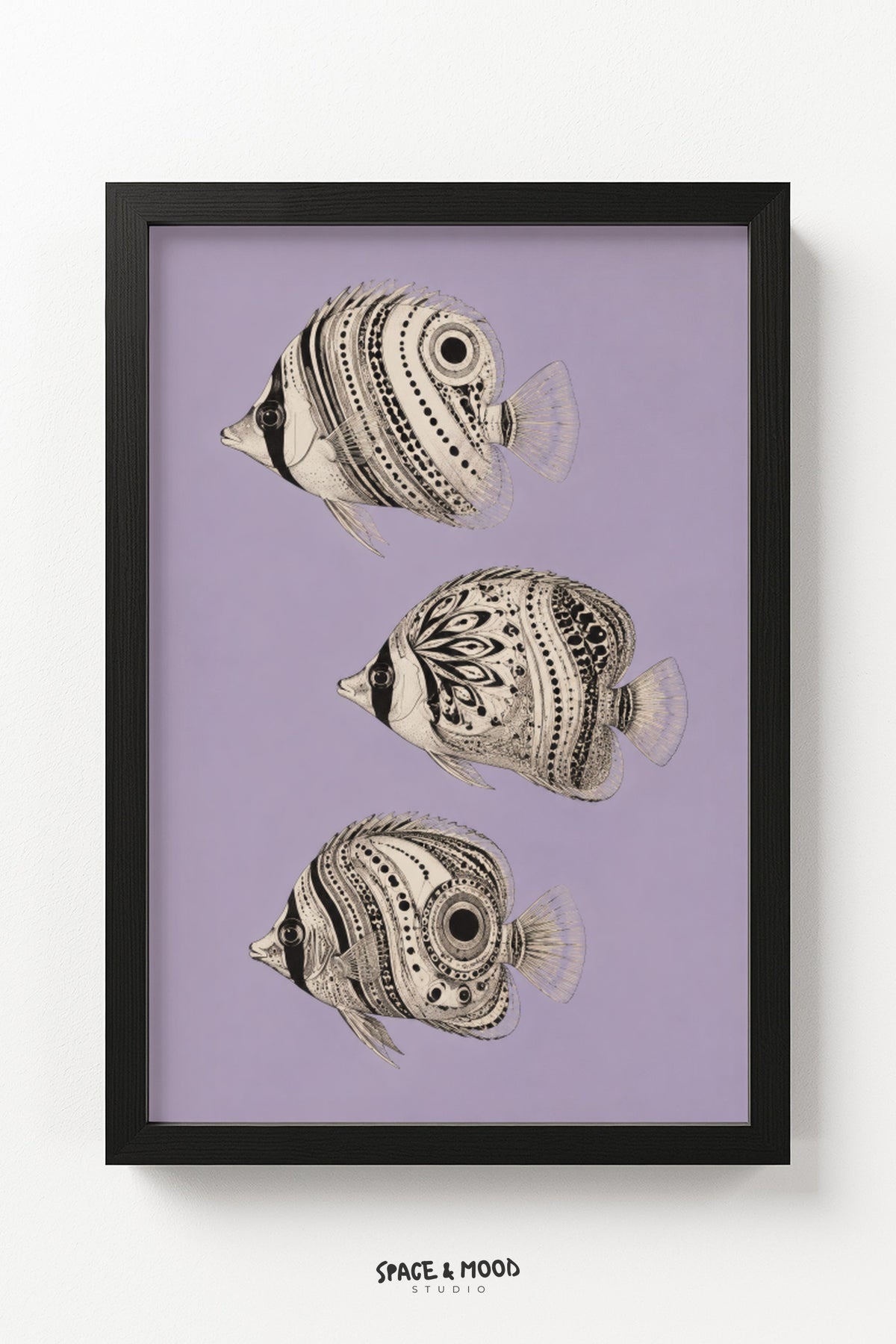Butterflyfish Trio Lavender