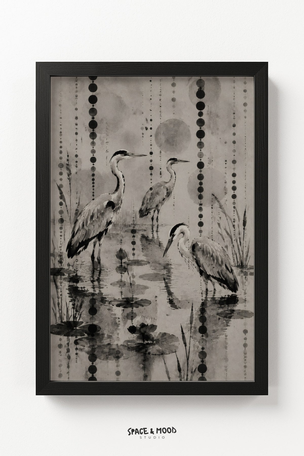 Herons Ink Pond Grey